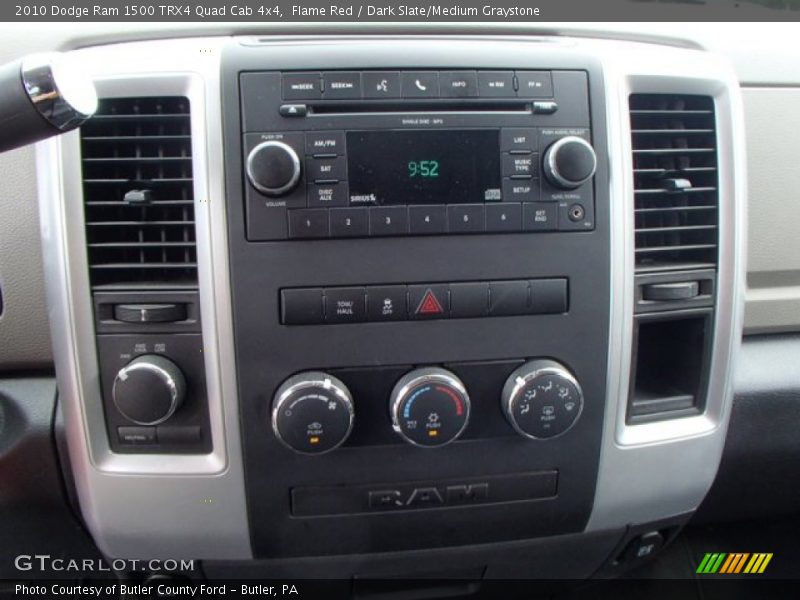 Flame Red / Dark Slate/Medium Graystone 2010 Dodge Ram 1500 TRX4 Quad Cab 4x4