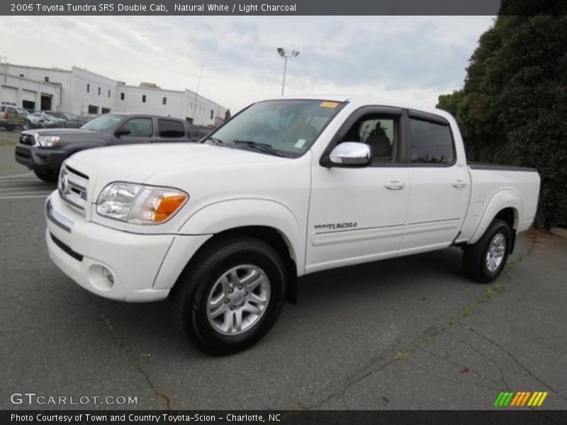 Natural White / Light Charcoal 2006 Toyota Tundra SR5 Double Cab