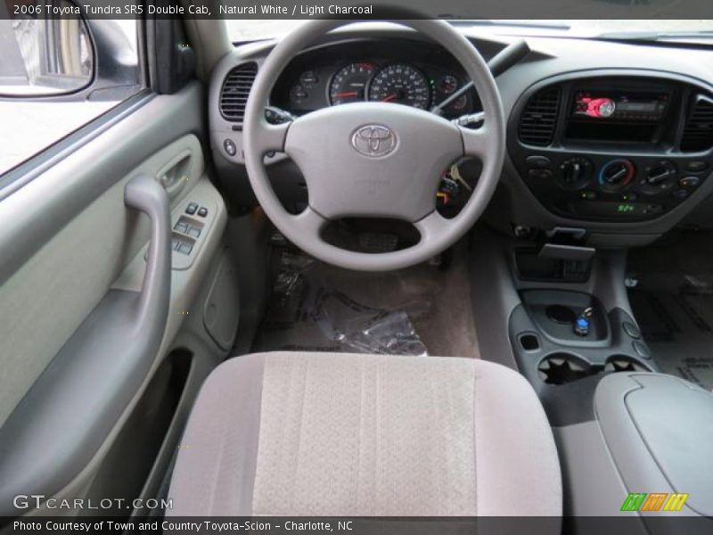 Natural White / Light Charcoal 2006 Toyota Tundra SR5 Double Cab