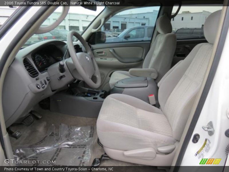 Natural White / Light Charcoal 2006 Toyota Tundra SR5 Double Cab