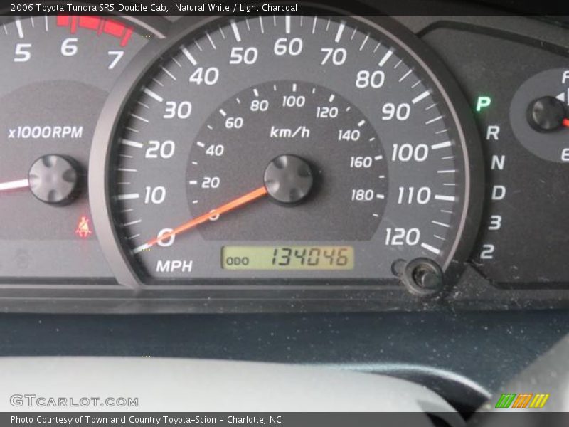Natural White / Light Charcoal 2006 Toyota Tundra SR5 Double Cab