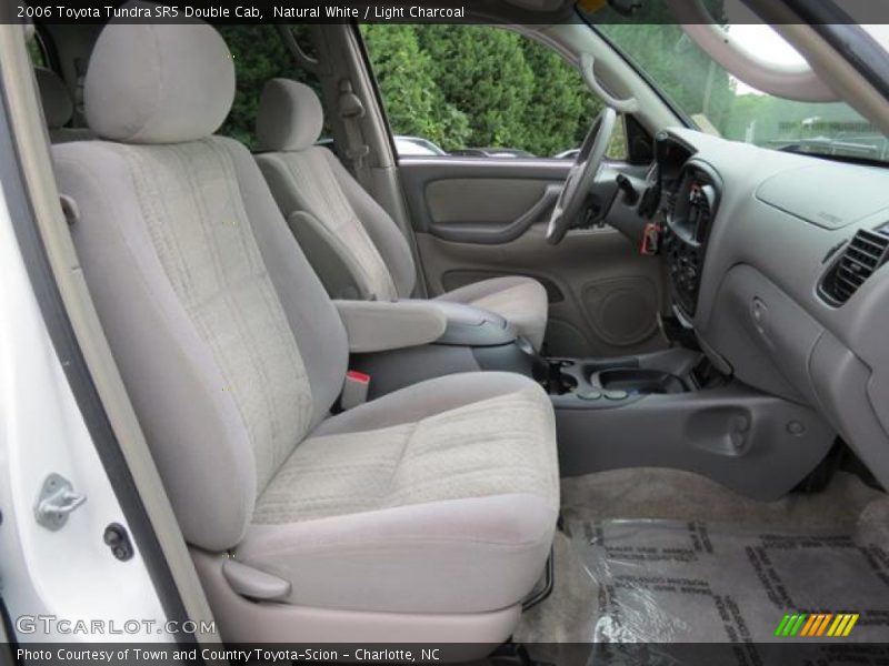 Natural White / Light Charcoal 2006 Toyota Tundra SR5 Double Cab