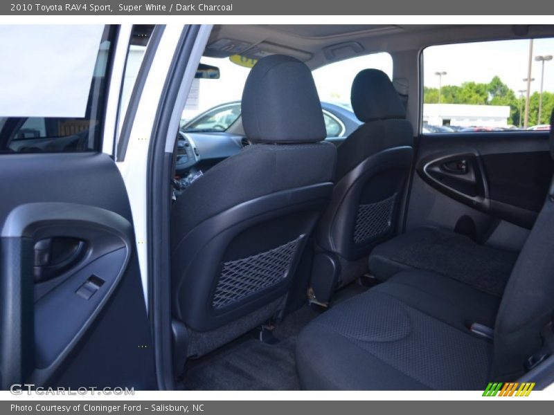 Super White / Dark Charcoal 2010 Toyota RAV4 Sport