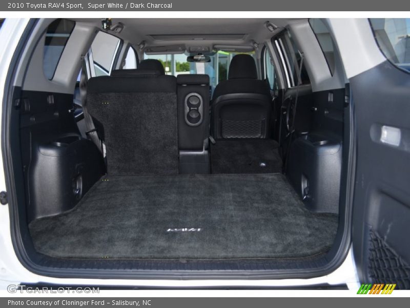 Super White / Dark Charcoal 2010 Toyota RAV4 Sport