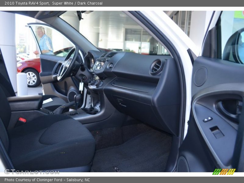 Super White / Dark Charcoal 2010 Toyota RAV4 Sport