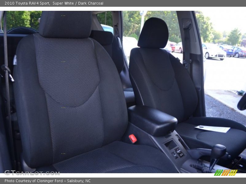Super White / Dark Charcoal 2010 Toyota RAV4 Sport