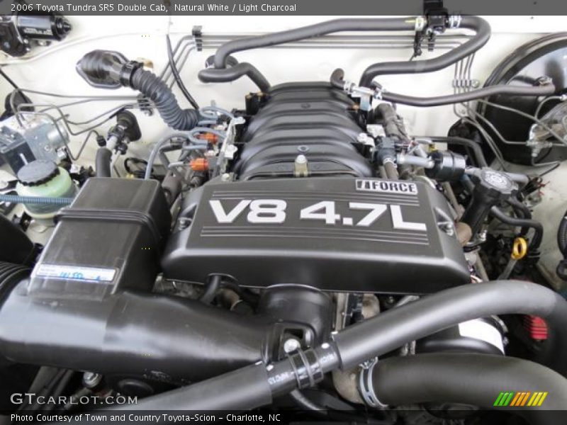 Natural White / Light Charcoal 2006 Toyota Tundra SR5 Double Cab