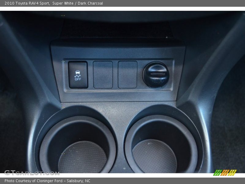 Super White / Dark Charcoal 2010 Toyota RAV4 Sport