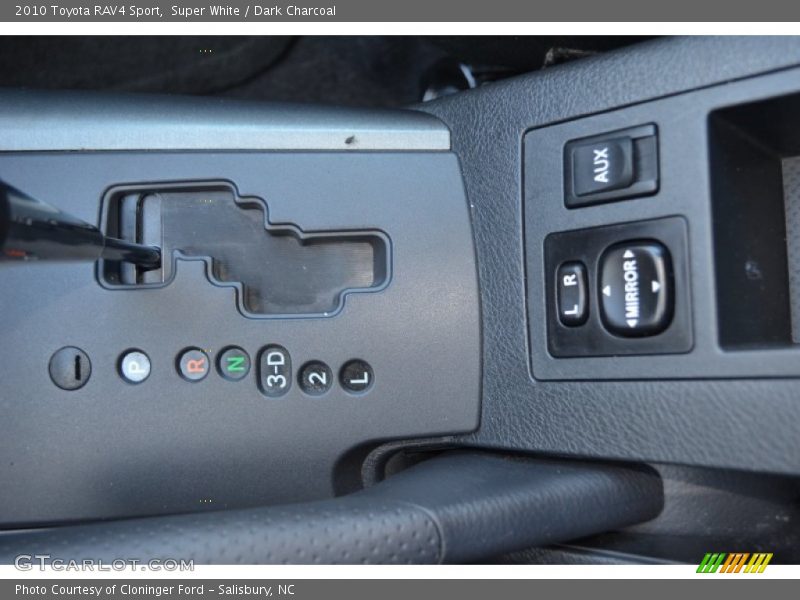 Super White / Dark Charcoal 2010 Toyota RAV4 Sport