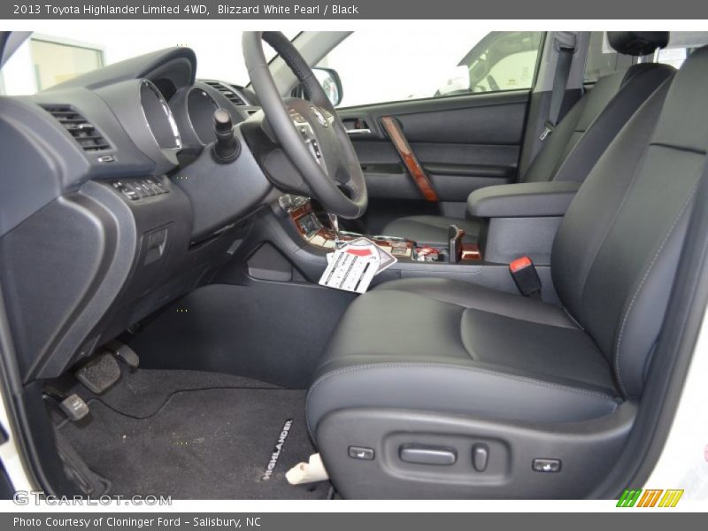 Blizzard White Pearl / Black 2013 Toyota Highlander Limited 4WD