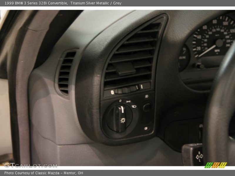 Titanium Silver Metallic / Grey 1999 BMW 3 Series 328i Convertible