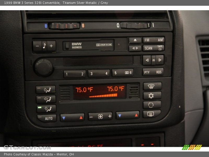 Controls of 1999 3 Series 328i Convertible