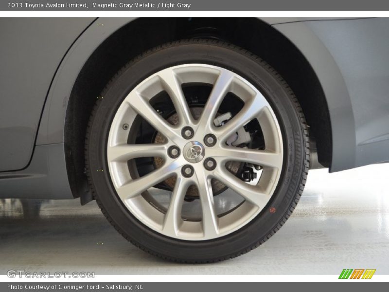 Magnetic Gray Metallic / Light Gray 2013 Toyota Avalon Limited