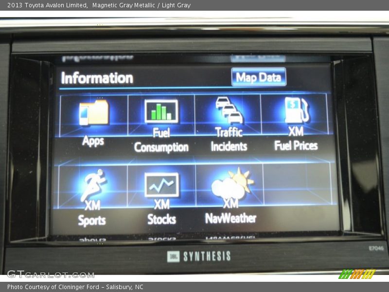 Magnetic Gray Metallic / Light Gray 2013 Toyota Avalon Limited