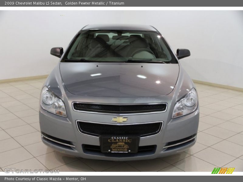 Golden Pewter Metallic / Titanium 2009 Chevrolet Malibu LS Sedan