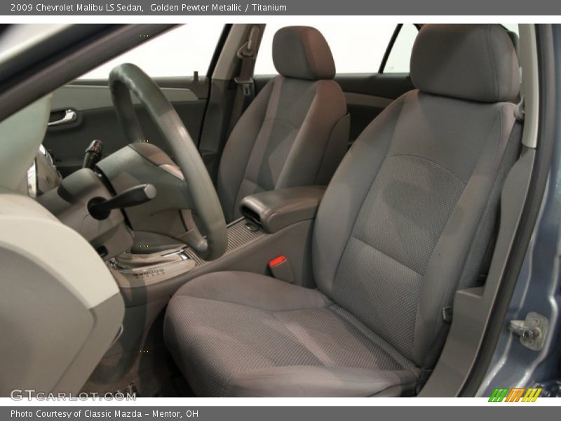 Golden Pewter Metallic / Titanium 2009 Chevrolet Malibu LS Sedan