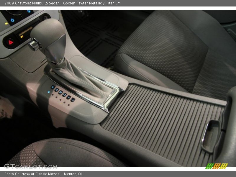Golden Pewter Metallic / Titanium 2009 Chevrolet Malibu LS Sedan