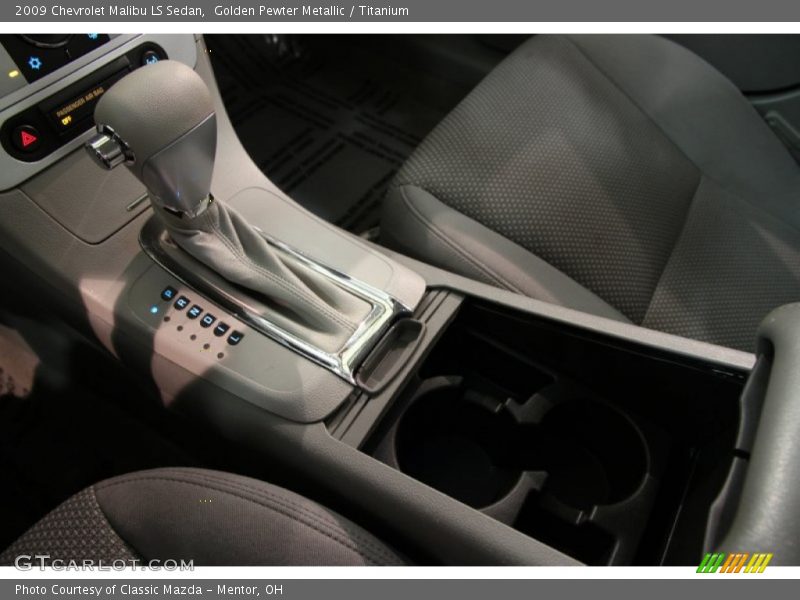 Golden Pewter Metallic / Titanium 2009 Chevrolet Malibu LS Sedan