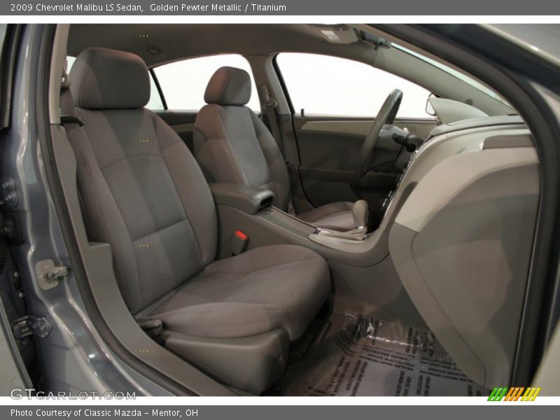 Golden Pewter Metallic / Titanium 2009 Chevrolet Malibu LS Sedan
