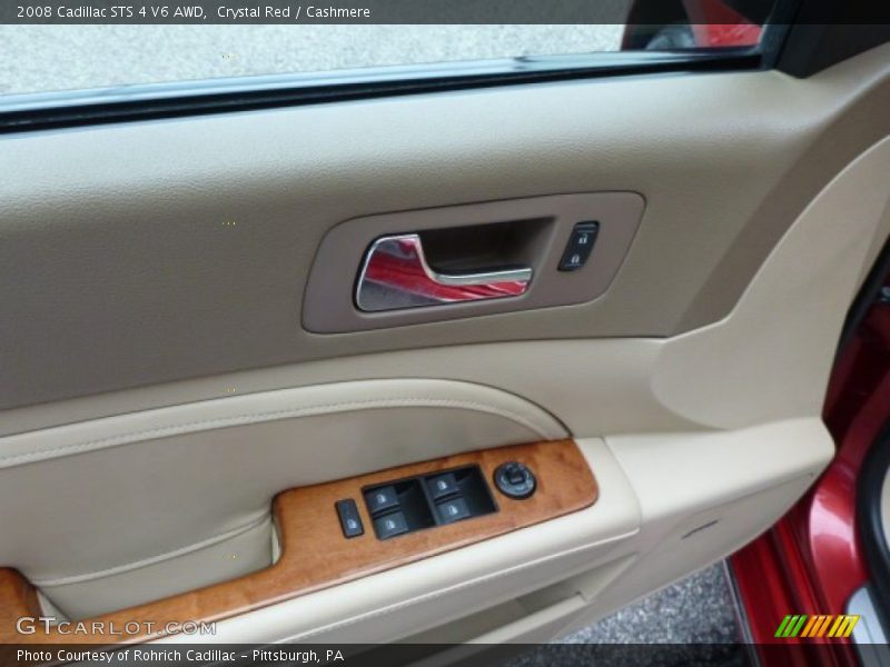 Crystal Red / Cashmere 2008 Cadillac STS 4 V6 AWD
