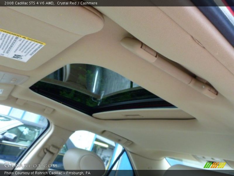 Crystal Red / Cashmere 2008 Cadillac STS 4 V6 AWD