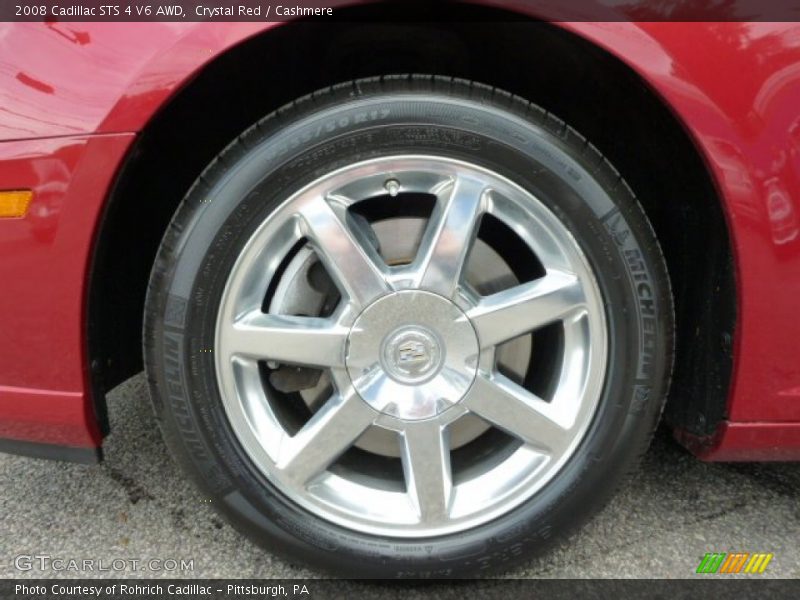 Crystal Red / Cashmere 2008 Cadillac STS 4 V6 AWD