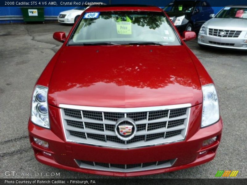 Crystal Red / Cashmere 2008 Cadillac STS 4 V6 AWD