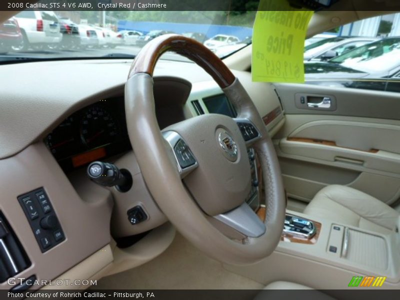 Crystal Red / Cashmere 2008 Cadillac STS 4 V6 AWD