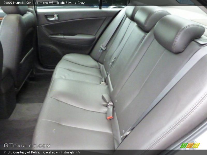 Bright Silver / Gray 2009 Hyundai Sonata Limited V6