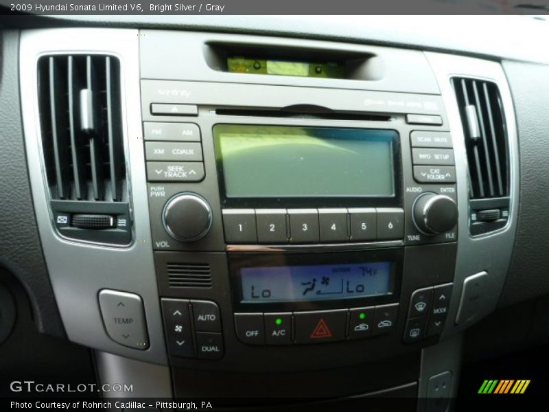 Bright Silver / Gray 2009 Hyundai Sonata Limited V6