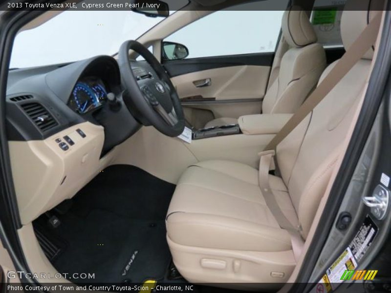Cypress Green Pearl / Ivory 2013 Toyota Venza XLE