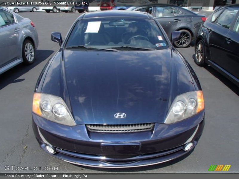 Moonlit Blue / Black 2004 Hyundai Tiburon GT