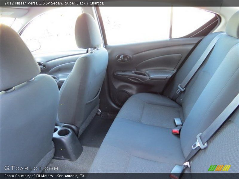 Super Black / Charcoal 2012 Nissan Versa 1.6 SV Sedan