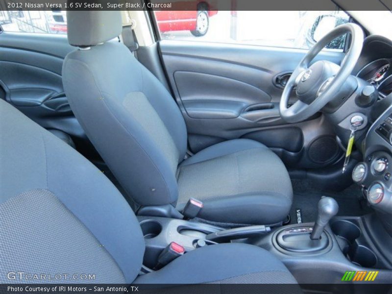 Super Black / Charcoal 2012 Nissan Versa 1.6 SV Sedan