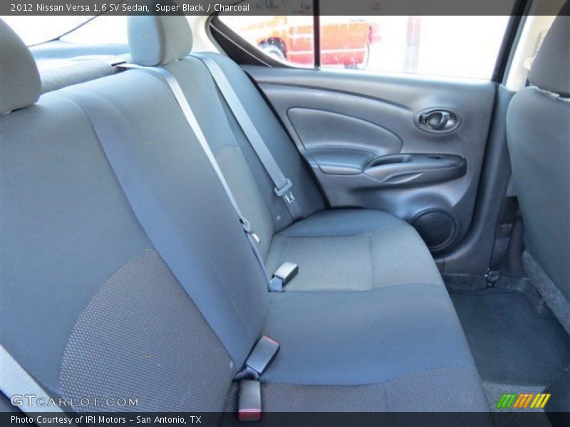 Super Black / Charcoal 2012 Nissan Versa 1.6 SV Sedan