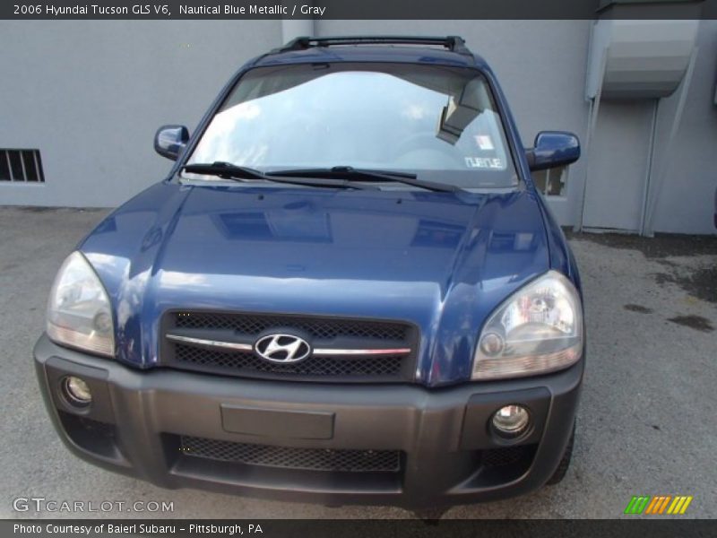 Nautical Blue Metallic / Gray 2006 Hyundai Tucson GLS V6
