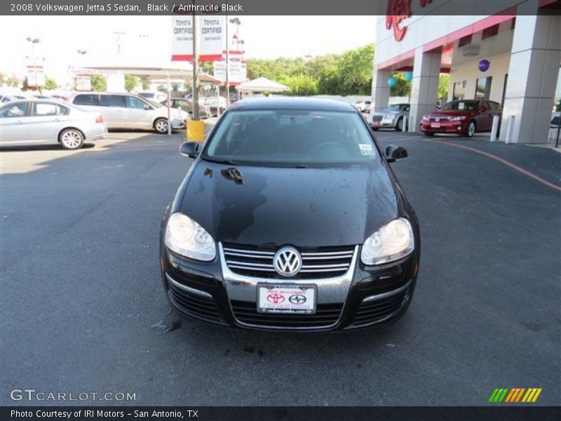 Black / Anthracite Black 2008 Volkswagen Jetta S Sedan