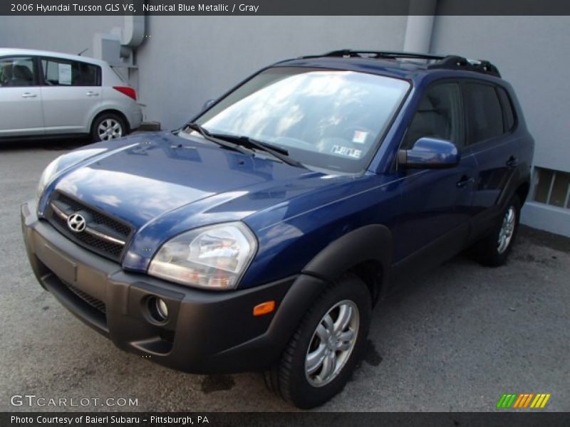 Nautical Blue Metallic / Gray 2006 Hyundai Tucson GLS V6