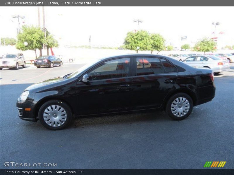 Black / Anthracite Black 2008 Volkswagen Jetta S Sedan