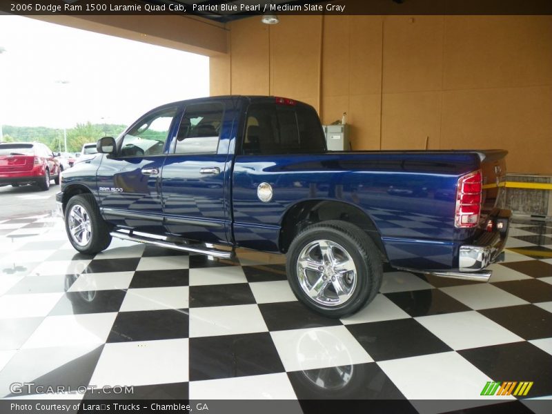 Patriot Blue Pearl / Medium Slate Gray 2006 Dodge Ram 1500 Laramie Quad Cab