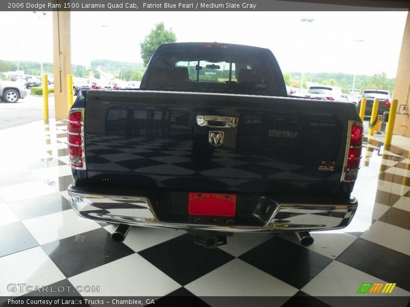 Patriot Blue Pearl / Medium Slate Gray 2006 Dodge Ram 1500 Laramie Quad Cab