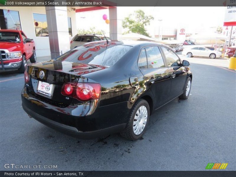 Black / Anthracite Black 2008 Volkswagen Jetta S Sedan