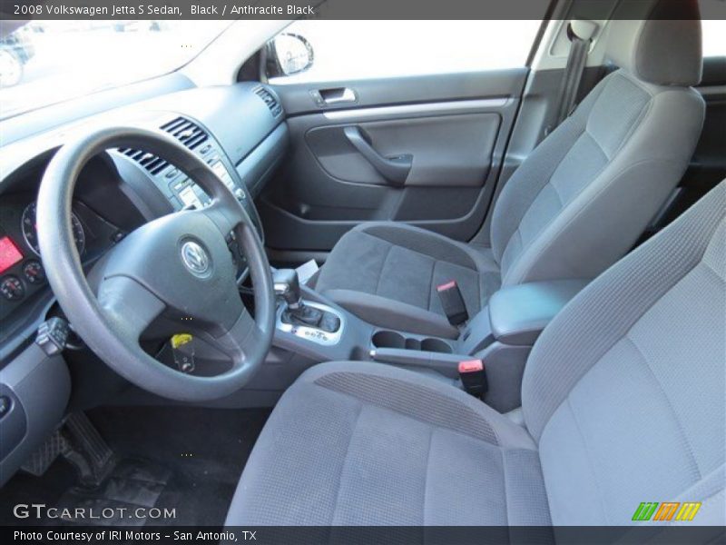 Black / Anthracite Black 2008 Volkswagen Jetta S Sedan