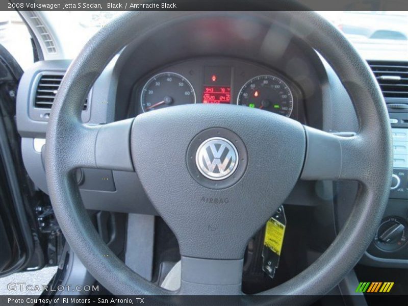 Black / Anthracite Black 2008 Volkswagen Jetta S Sedan