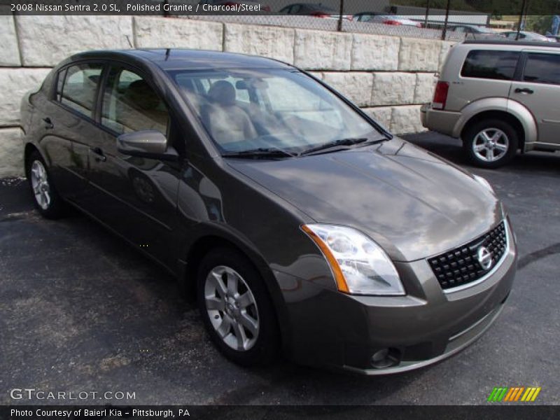 Polished Granite / Charcoal/Steel 2008 Nissan Sentra 2.0 SL