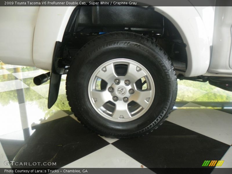 Super White / Graphite Gray 2009 Toyota Tacoma V6 PreRunner Double Cab