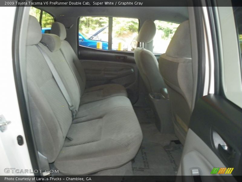Super White / Graphite Gray 2009 Toyota Tacoma V6 PreRunner Double Cab