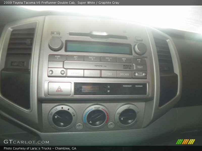 Super White / Graphite Gray 2009 Toyota Tacoma V6 PreRunner Double Cab