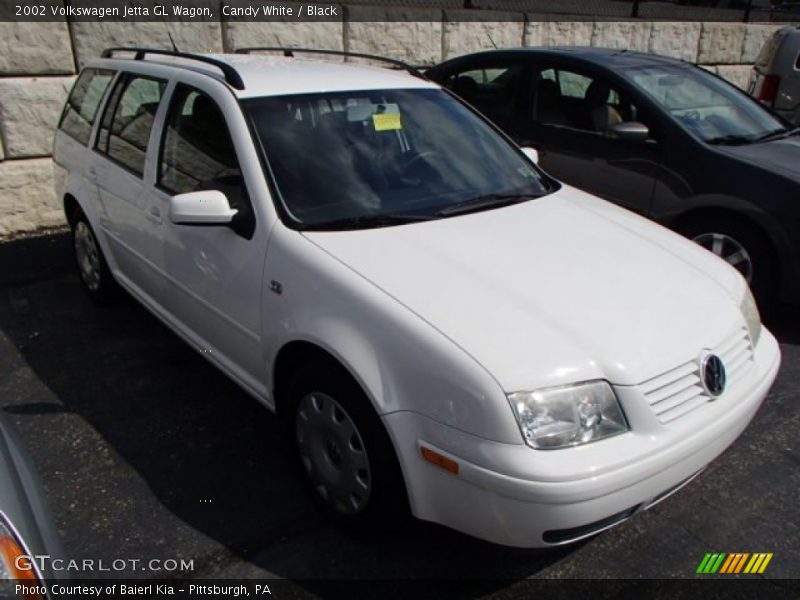 Candy White / Black 2002 Volkswagen Jetta GL Wagon