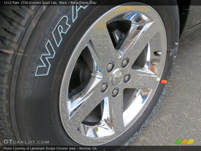 Black / Black/Diesel Gray 2013 Ram 1500 Express Quad Cab